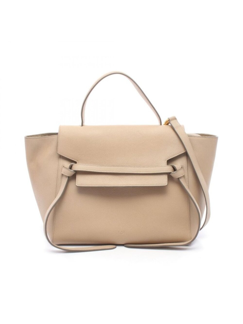Celine Belt Bag Mini 2-Way Beige Leather